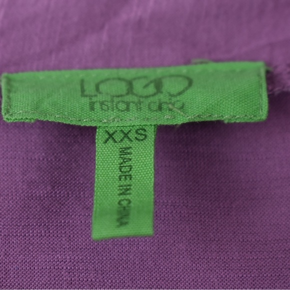 LOGO button down long sleeve top size XXS - Picture 2 of 8